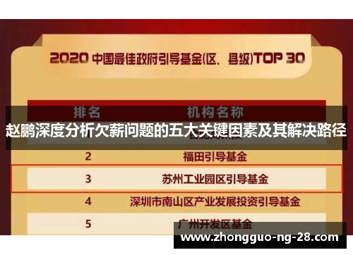 赵鹏深度分析欠薪问题的五大关键因素及其解决路径 赵鹏深度分析欠薪问题的五大关键因素及其解决路径